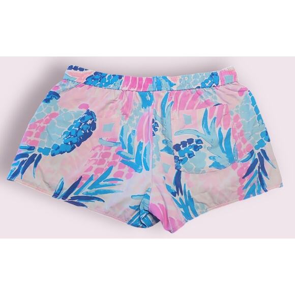 Lilly Pulitzer Nylon Shorts – Goombay Smashed Pink/Blue – Women’s M - Picture 3 of 9